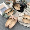 여성 라운드 플랫 슈즈 - 발편한 폭신바닥 봄 구두 - 이미지 3