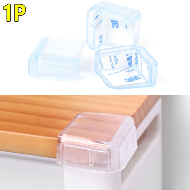 투명 2중 쿠션 모서리 보호대 1P - 안전하고 깔끔한 가구 모서리 보호 - 이미지 5