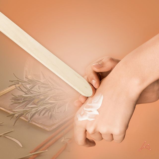 나무 스파츌러 우드 왁싱도구 왁싱스틱 - 이미지 2