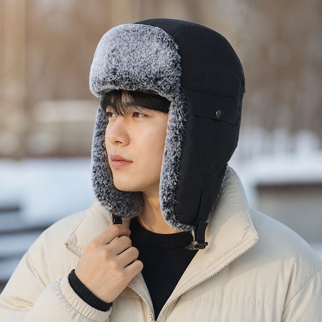 남녀공용 군밤모자 귀도리 방한모 폴리소재 바라클라바 겨울용 모자