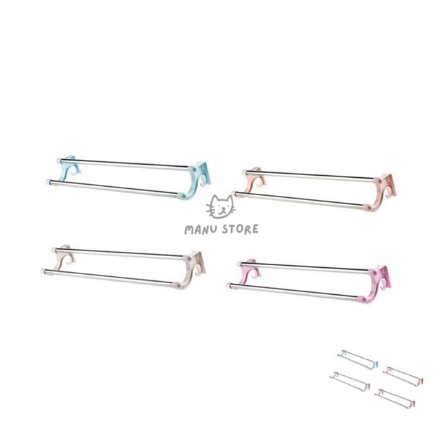 화장실걸이 수납걸이 2단 수건걸이