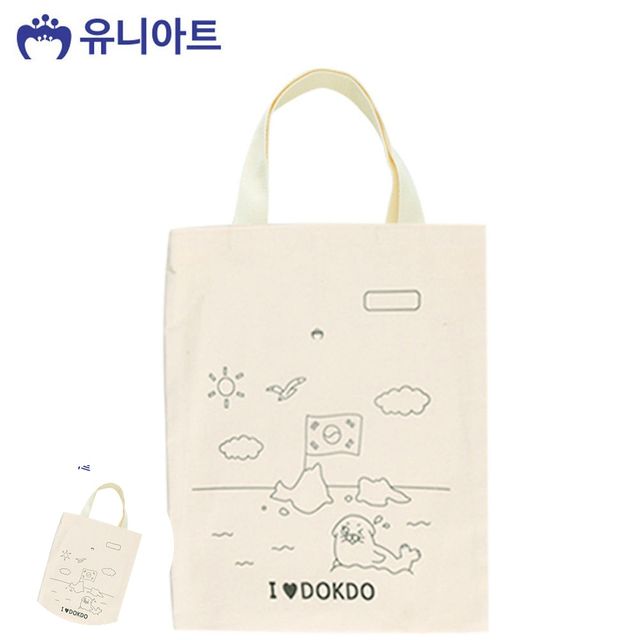 패브릭가방 숄더백 캔버스 그림가방 독도 나라사랑