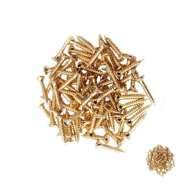 숏스크류나사 드릴나사 피스 3.5mm X15mm 금색
