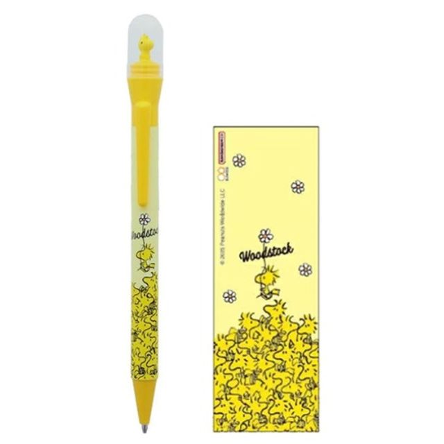썬스타문구 스누피 우드스탁 빙글빙글 돔 샤프 0.5mm