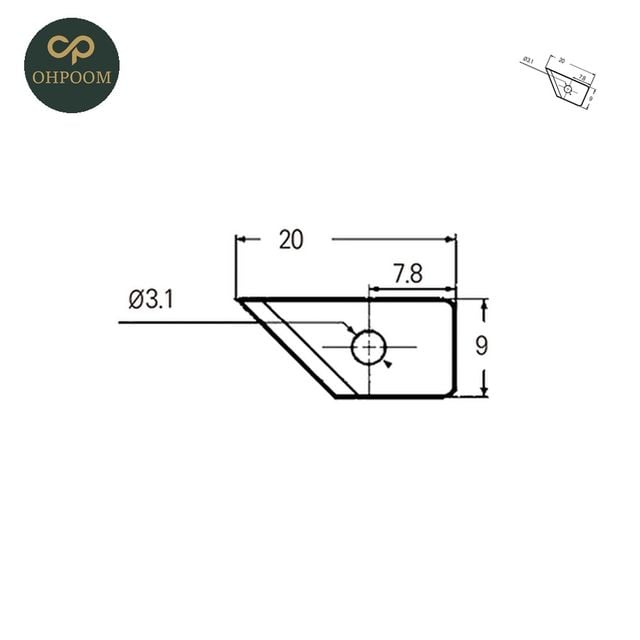 커터칼소형 사무용커터칼 커터날 BC-400P 10매 BC-400P 1통