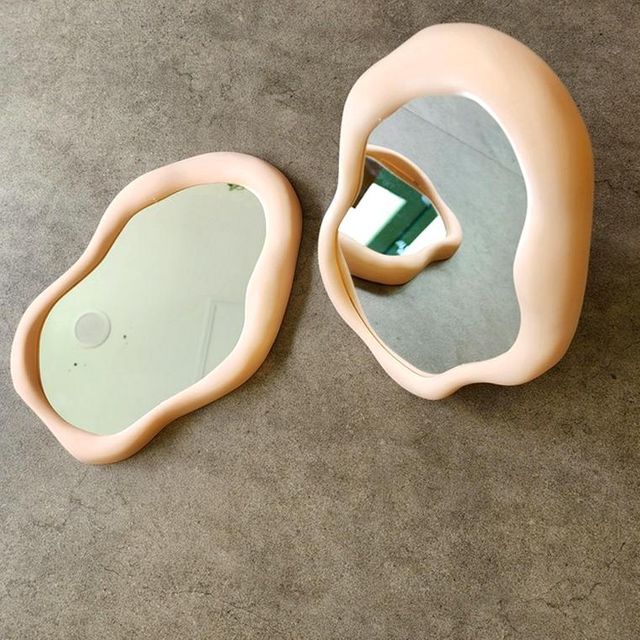 접이식 탁상 화장거울 벽걸이 거울거치대 포함 책상용