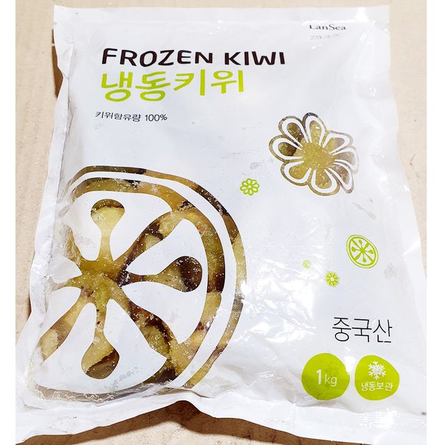 랜시푸드 키위(1K) X10 냉동야채 홀파라거스 홀야채