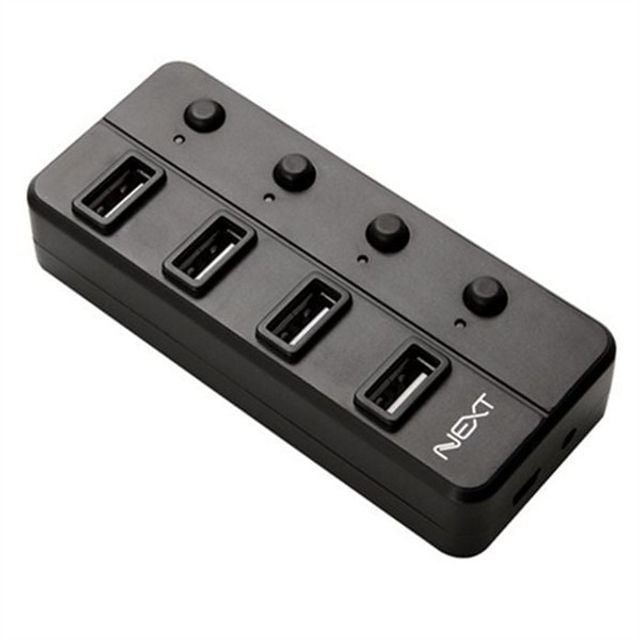 무전원 4 포트 usb 허브 개별 스위치 usb 허브 노트북