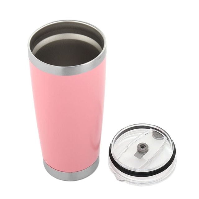 밀폐뚜껑 텀블러 550ml 핑크 돌답례품텀블러 판촉물텀블러 스텐텀블러