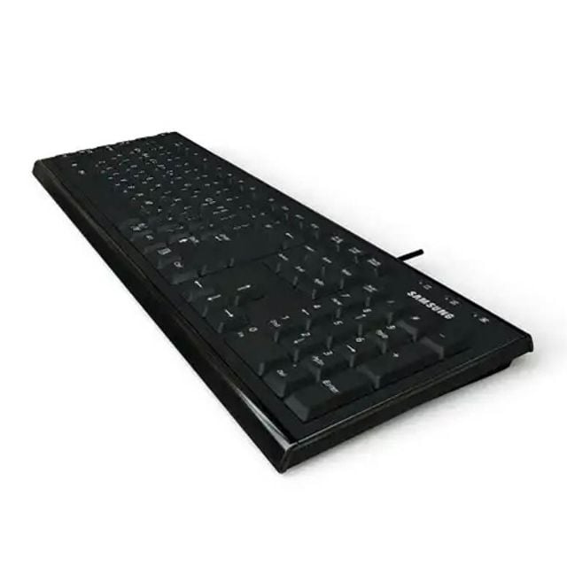 혜명몰 삼성 키보드 SPA-JKA1BUB 블랙 / USB/106키 - 개 (1개입) 업무용키보드 멤브레인키보드 키보드USB