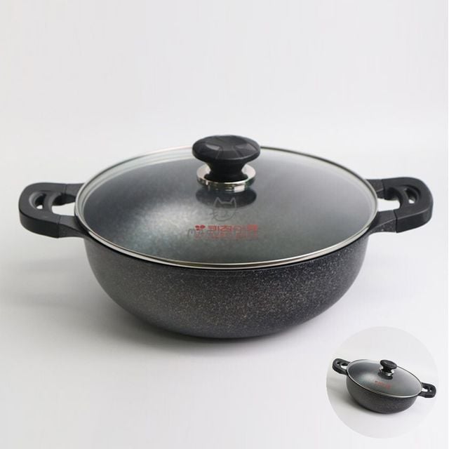 양손냄비 라면냄비 인덕션 웰빙팬 양수냄비 32cm