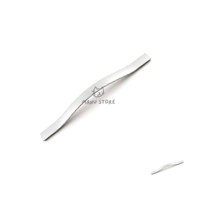 서랍손잡이 서랍장손잡이 2구 가구 문 손잡이 300mm 실버무광