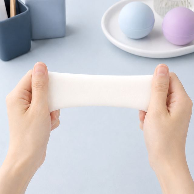비누 말랑이 슬랑이 촉감 볼, 스트레스 해소용 마시멜로우 촉감 장난감 - 이미지 2