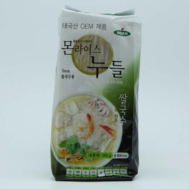 태국 몬 쌀국수 라이스누들 3mm 250g