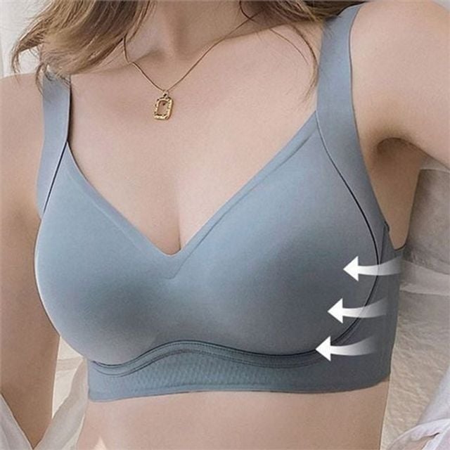 기능성 여성 심리스 브라 노와이어 여성 볼륨 업 브라 스포츠브라