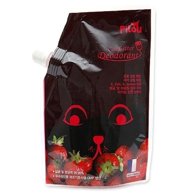 고양이 모래탈취제 300g 딸기향 반려묘 화장실 냄새