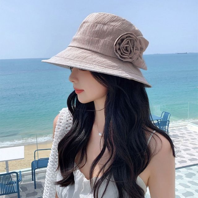 여성 중년 가을 모자, 휴양지 사파리 햇빛 가리개 - 이미지 6