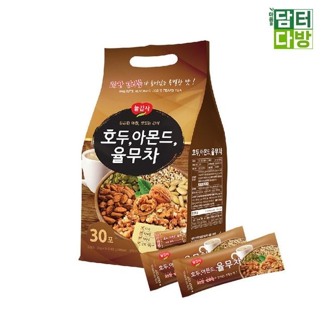 (무배) 광야 호두 아몬드 율무차 30스틱