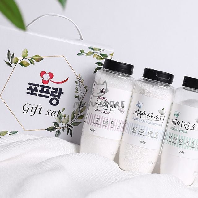얼룩제거 산소계표백제 구연산 베이킹소다 과탄산소다 3종세트