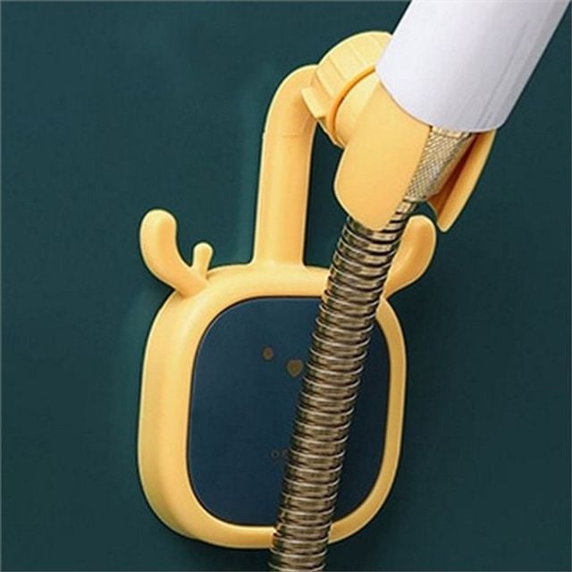 욕실 샤워기 걸이 샤워기 헤드 거치대 벽걸이 무타공 다용도 흡착식 화장실 욕실용 액세서리 욕실용품 각도