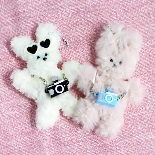 카메라 모루인형 목걸이 소품, 모루인형 꾸미기 - 이미지 4