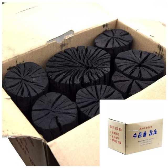 생활 조경 원예용 참숯 검탄 흑탄 3Kg 공기정화용숯 인테리어소품 원예용숯 공기정화숯