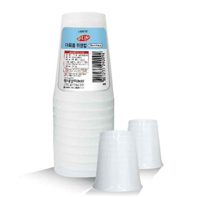 컵 270ml 10p 업소용컵 음료수컵 아이스컵 피크닉컵