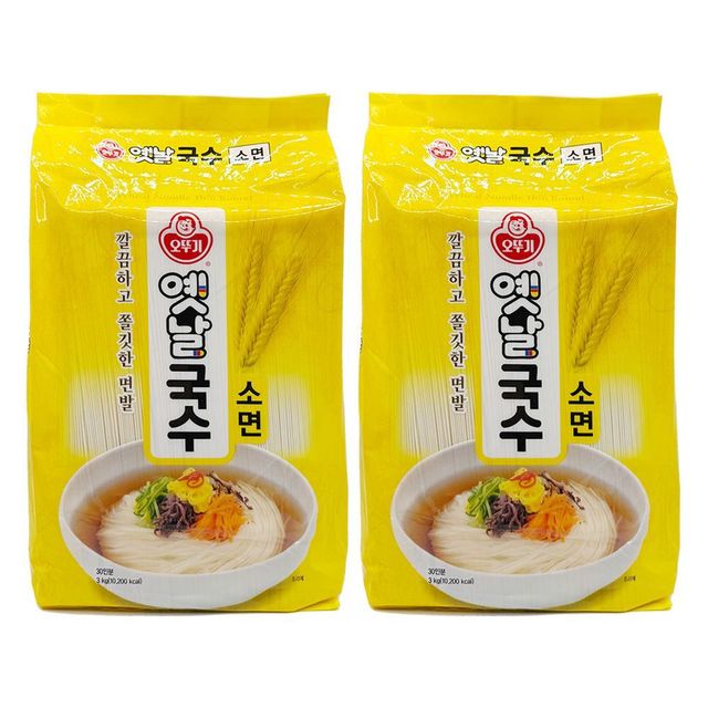 오뚜기 옛날국수 소면 3kg x 2개