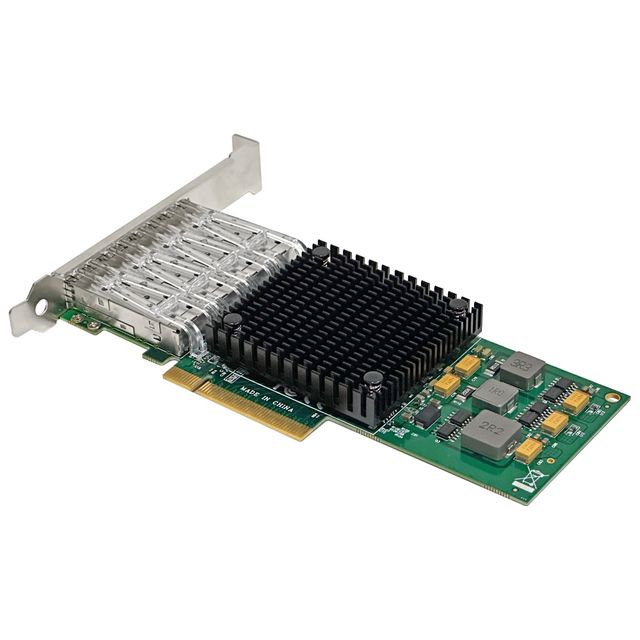 브로드컴 서버용 4포트 랜카드 10G 기가비트 PCIE 쿼드 SFP+ NAS PXE 광패치코드 네트워크 광모듈 데스크탑 - 이미지 2