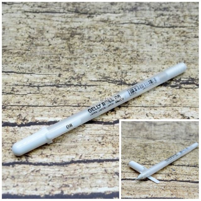 사쿠라 젤리롤펜 파인 화이트 0 4mm 필기용품 아트펜 그림펜 학용품
