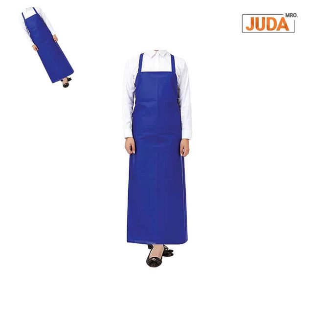 H형 우레탄 방수 앞치마 무광 중형 파랑 미술앞치마 안전앞치마 배식용앞치마 수산앞치마