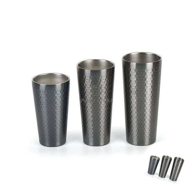스탠컵 스텐이중컵 이중진공 블랙컬러 스텐컵 510ml