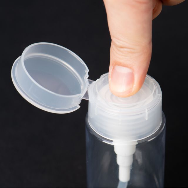 리무버공병 투명 네일 디스펜서 펌핑 공병 200ml - 이미지 6