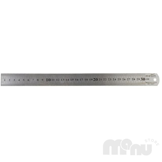 인치눈금자 사무실눈금자 30cm 쇠자