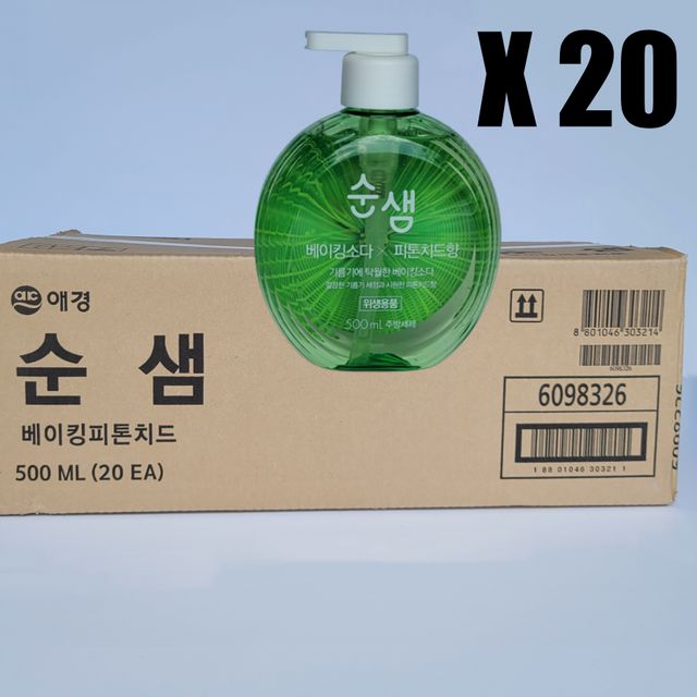 애경 순샘 베이킹피톤치드 500ml 용기형 20개(1box) - 이미지 1