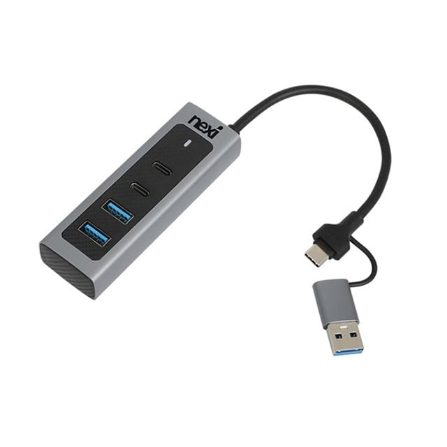 USB A타입 3.0 C타입 3.1 4포트 허브 PC 마이크 캠 외장하드 카드리더기 방송 게임 LED 무선 키보드 마우스