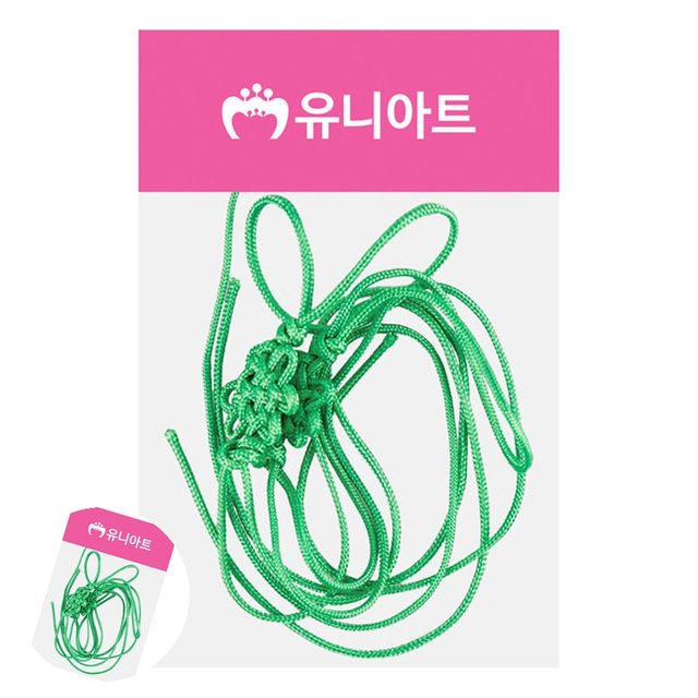 전통공예 매듭장식 매듭 대 초록 2개입