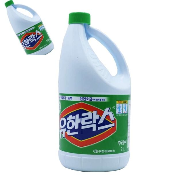유한락스 후레쉬 2L 용기 유한락스욕실청소용 유한락스락스 유한락스2l 유한락스주방청소용