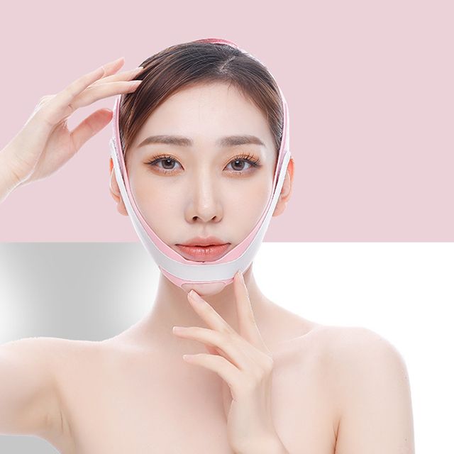 얼굴 브이라인 밴드 리프팅 이중턱 볼살 관리 밴드 처 - 이미지 5