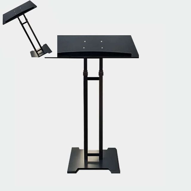 아크릴 메뉴판거치대 강연대 블랙판넬 600mm 안내판 사각스탠드 사각거치대 홍보판