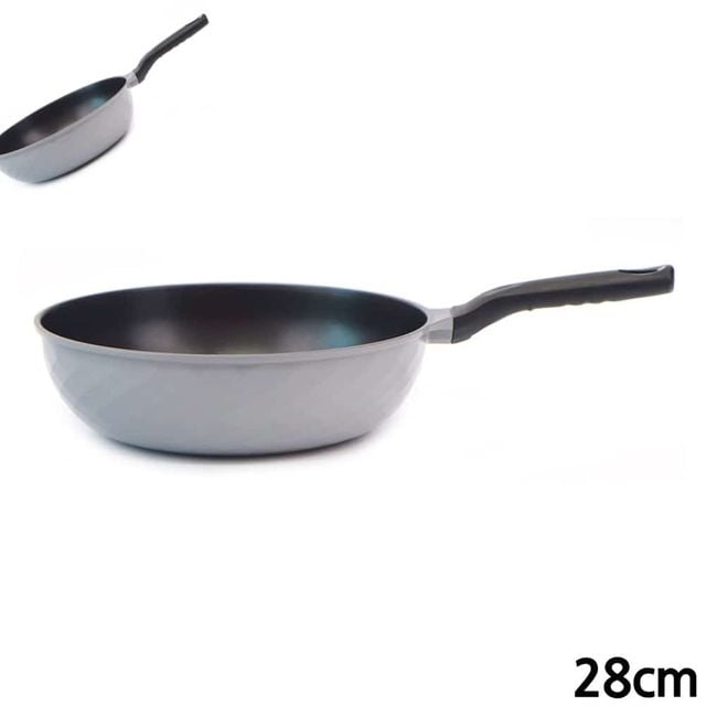 꼬뜨플러스 IH 인덕션 궁중팬 28cm 중화웍 볶음팬 코팅웍 중화팬