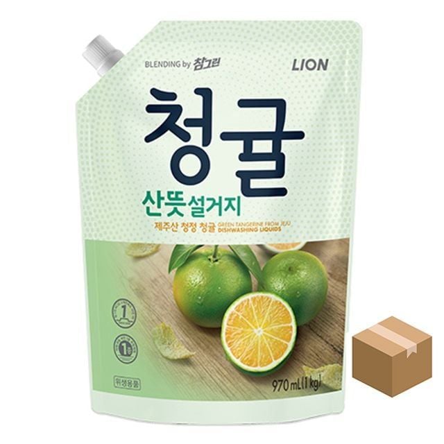 상큼한 과일 향 주방용 세척제 970ml x 10개 세트 - 이미지 1