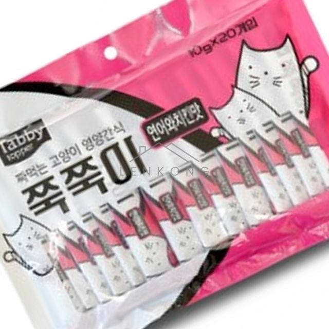 고양이영양간식 고양이간식 고양이츄르 연어와치킨맛 20EA