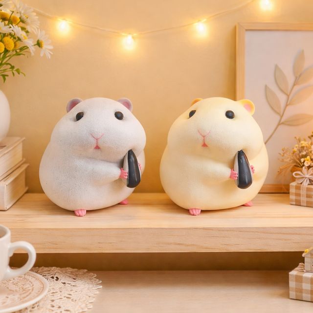 햄스터 피규어 장식피규어 동물피규어 - 이미지 3
