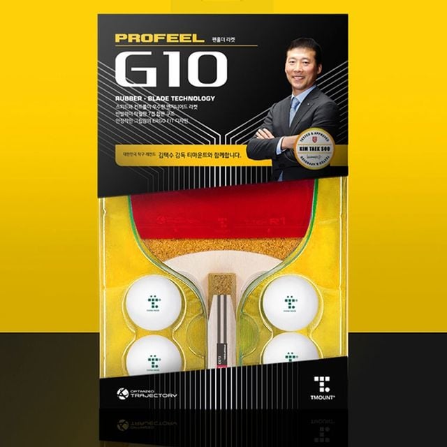 티마운트 탁구라켓 프로필 G10 펜홀더 탁구공 세트 탁구 탁구채 탁구용품 - 이미지 1