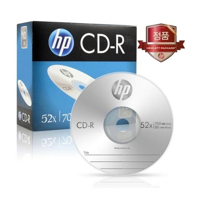 HP CD-R 52X 슬림 700MB 80min (200개입)