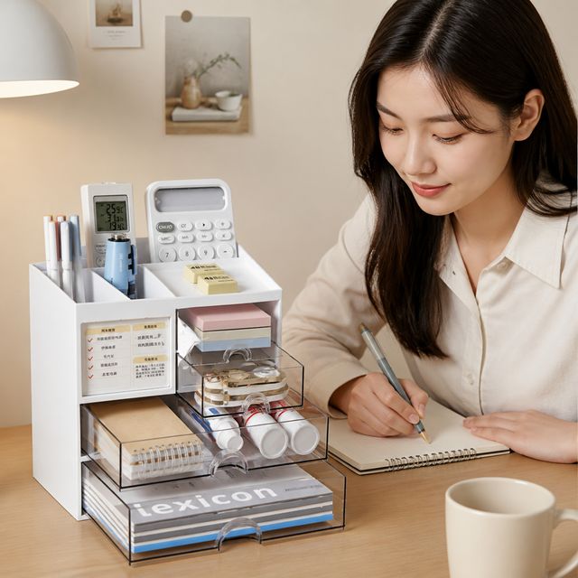 책상 필기구 보관함 문구 정리대 데스크 오거나이저 펜꽂이 정리꽂이 사무용품