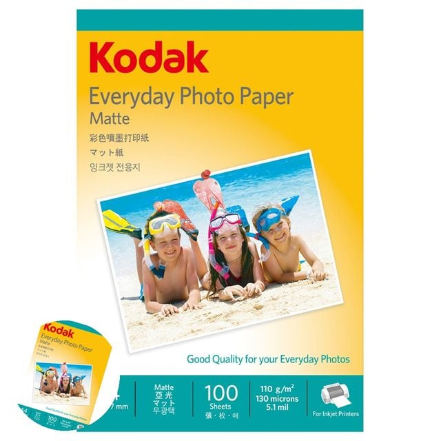 사진인화지 롤용지 프린터용지 매트 잉크젯 컬러 프린터 전용지 A4 110g 100매 5740 300