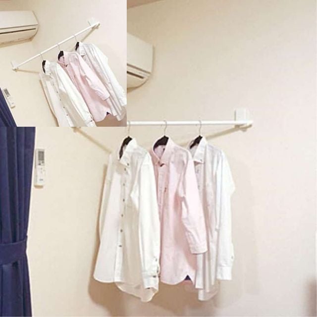 실내용빨래건조봉 코너용 SH LHR100C 일제 원룸빨래건조대 빨래행거 실내빨래건조대 빨래걸이대