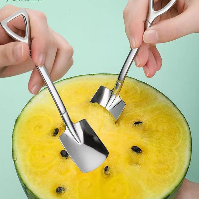 삽모양 디저트 스푼 아이스크림스푼 디저트스푼 - 이미지 4